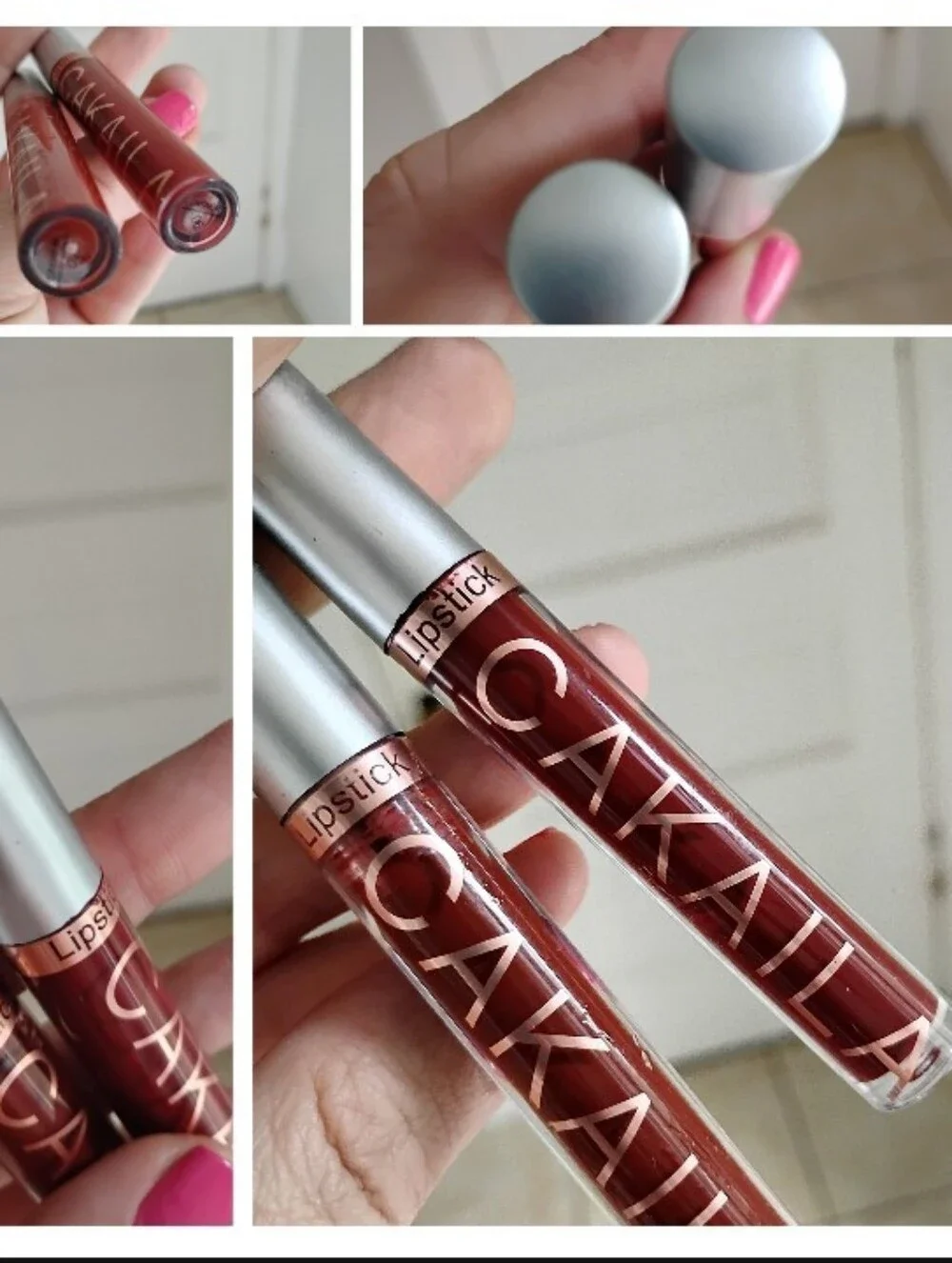 Deep rouge Reds Lipstick Lipgloss Bundle